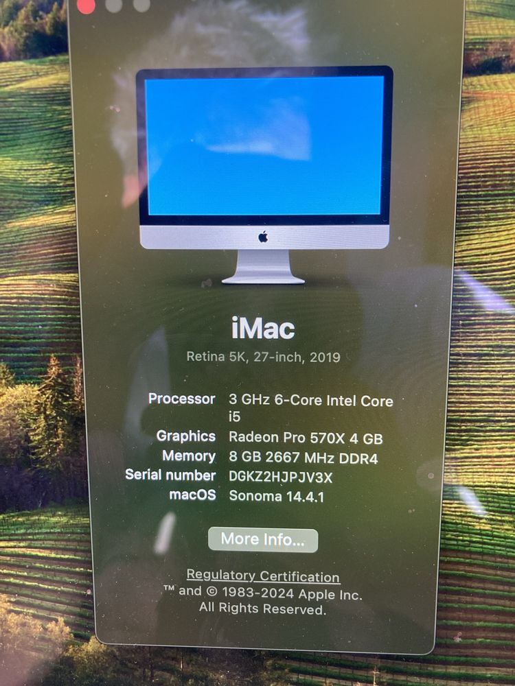 Imac 2019 27” stan bdb