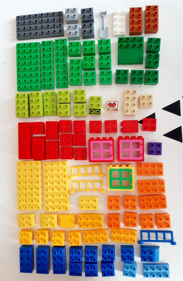 LEGO Duplo zestaw 137 elementów zoo safari sklep stragan farma