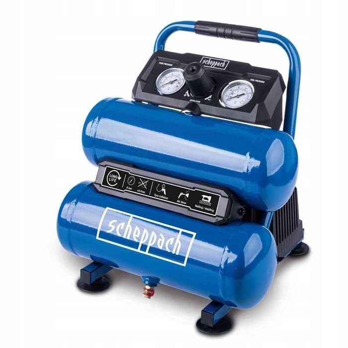 Kompresor  SCHEPPACH HC10-TWIN bezolejowy 8 bar 2x7,5 750W