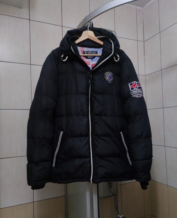 Kurtka płaszcz L Xtreme land field płaszczyk materiałowy męski zarny s