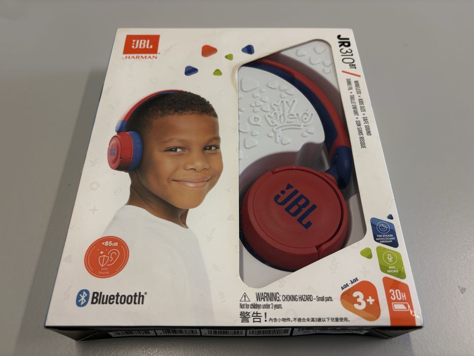 Auscultadores JBL by Harman JR 310 BT kids absolutamente novos, selado