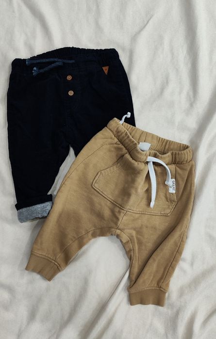 Spodnie niemowlęce/dziecięce/chłopięce zestaw HM rozmiar 74