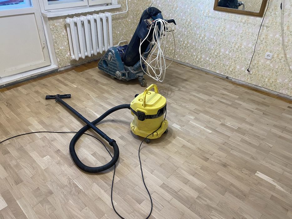 Шліфування паркету.Ремонт після затопу