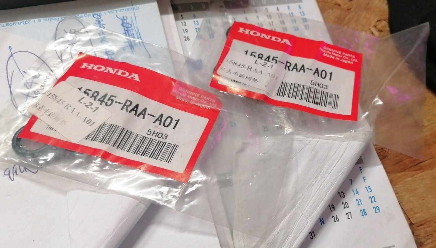 Kit Juntas de Solenoide Vtec Honda D15 e D16 também (b16a2 e K20)