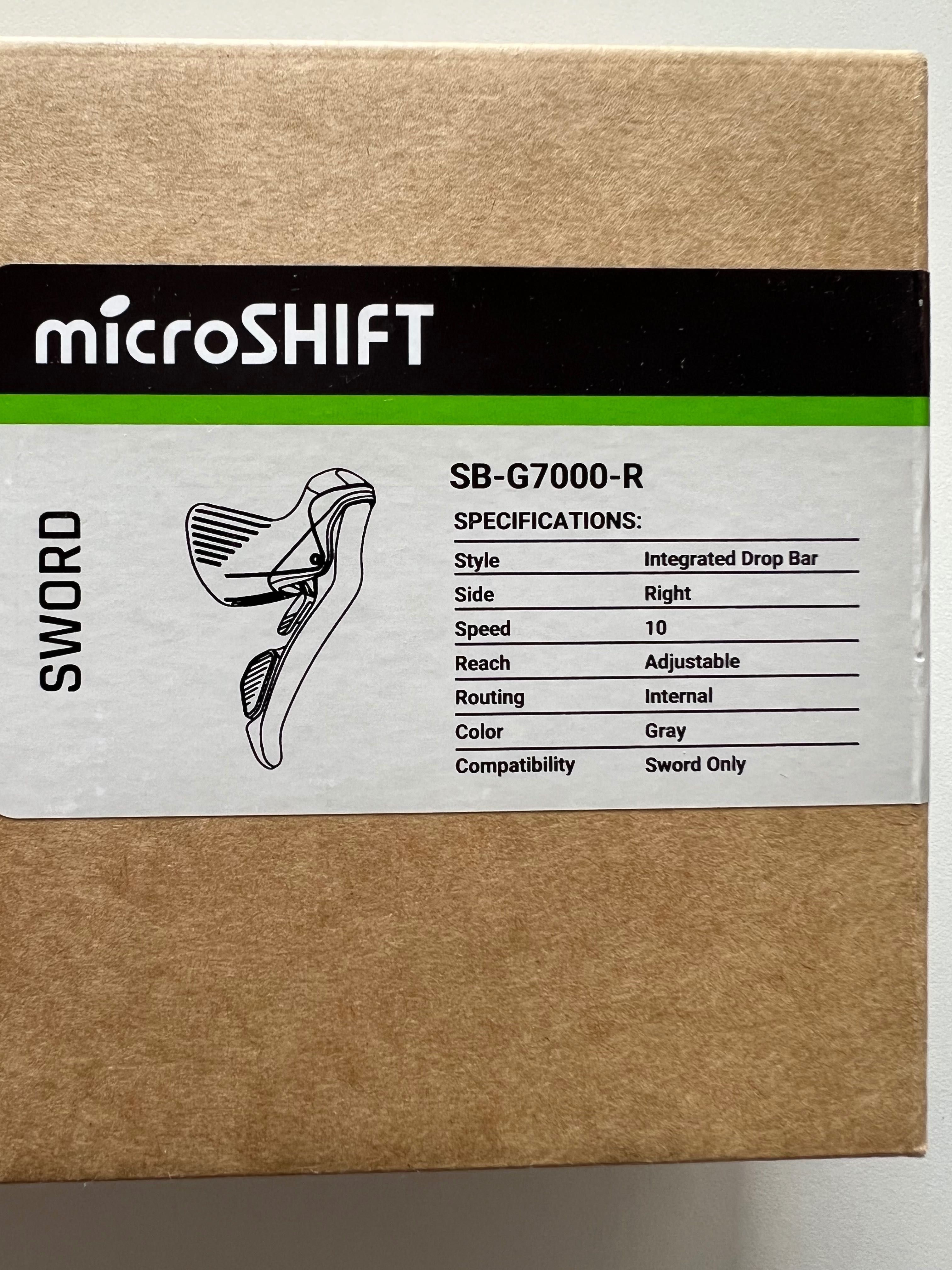 Manetes Microshift Sword 1x10 Novas