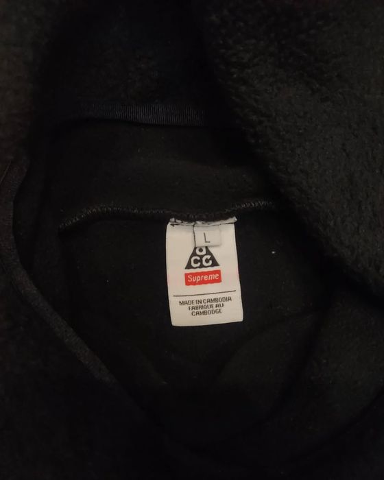 Кофта Nike ASG × Supreme | Шерпа Nike ASG × Supreme