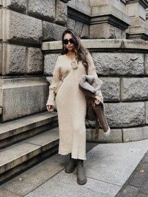 Zara стильное платье с альпакой