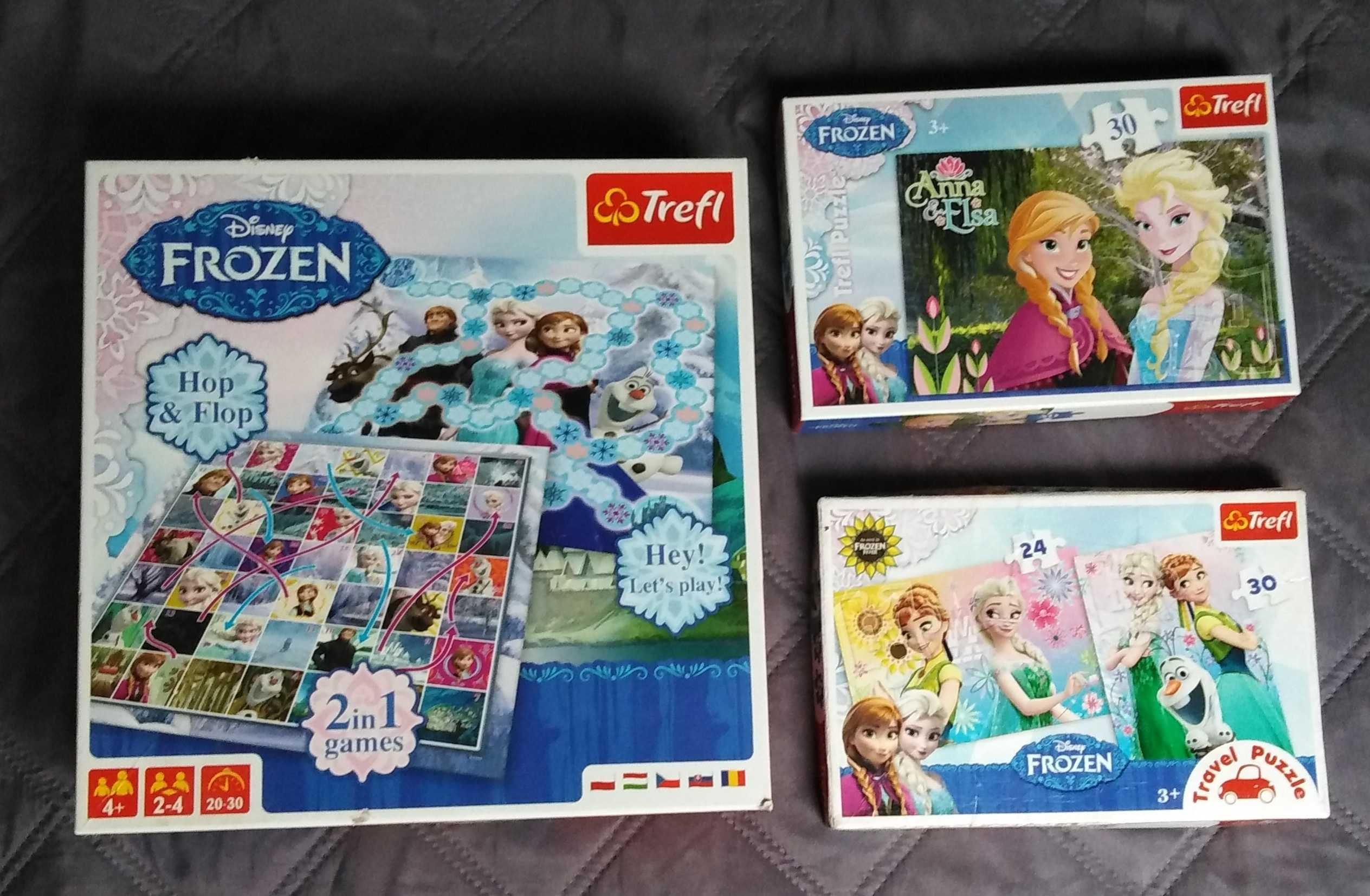 Puzzle gry Kraina Lodu