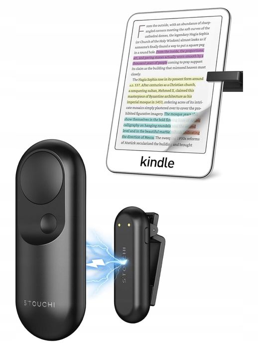 Przewracacz stron do Kindle z pilotem magnetyczny ładowanie USB-C
