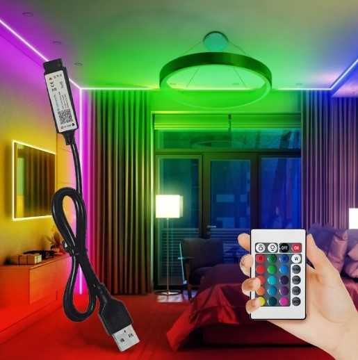 Taśma LED 3m USB RGB Smart APP Control Bluetooth