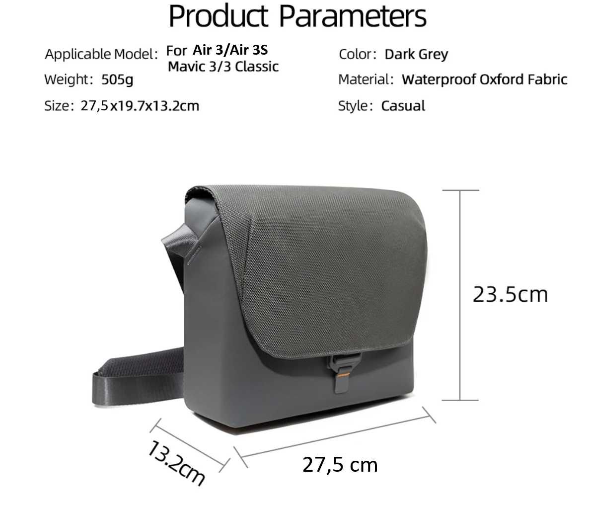 Oryginalna Torba do DJI Air3/3S + GRATIS