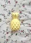 Żółta figurka ananas dekoracja ozdoba wyposażenie domu wnętrz dziecko