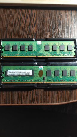 Samsung DDR2 2Гб 667MHz (Intel,AMD) 2шт