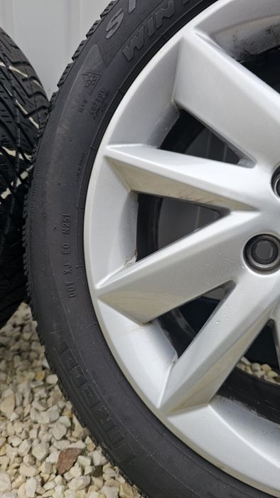 4x Alufelgi 15" wraz z opomami zimowymi, Seat Ibiza Toleda 5x100