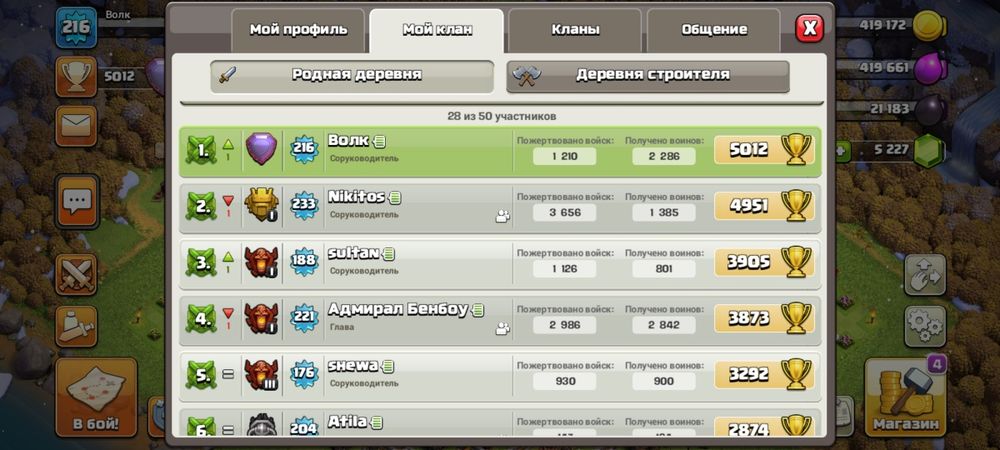 Клеш оф кленс.13тх .