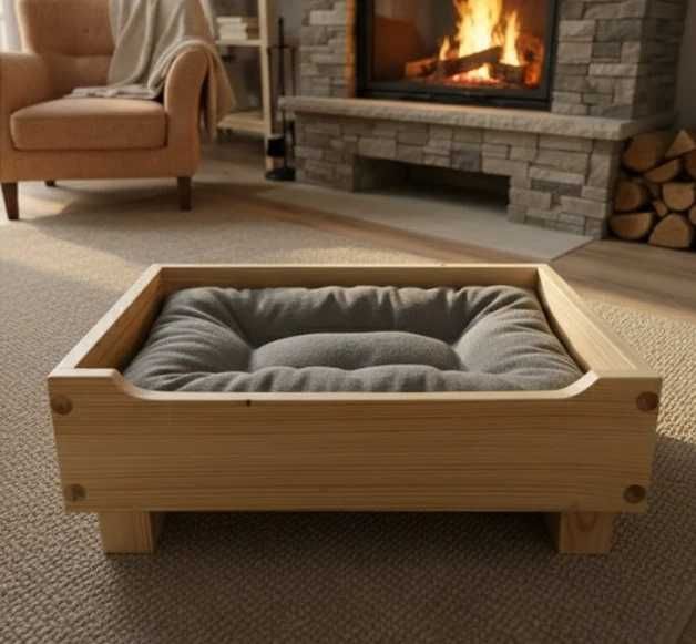 Legowisko dla Psa Posłanie dla zwierząt Drewniane łóżko dla psa HIT!