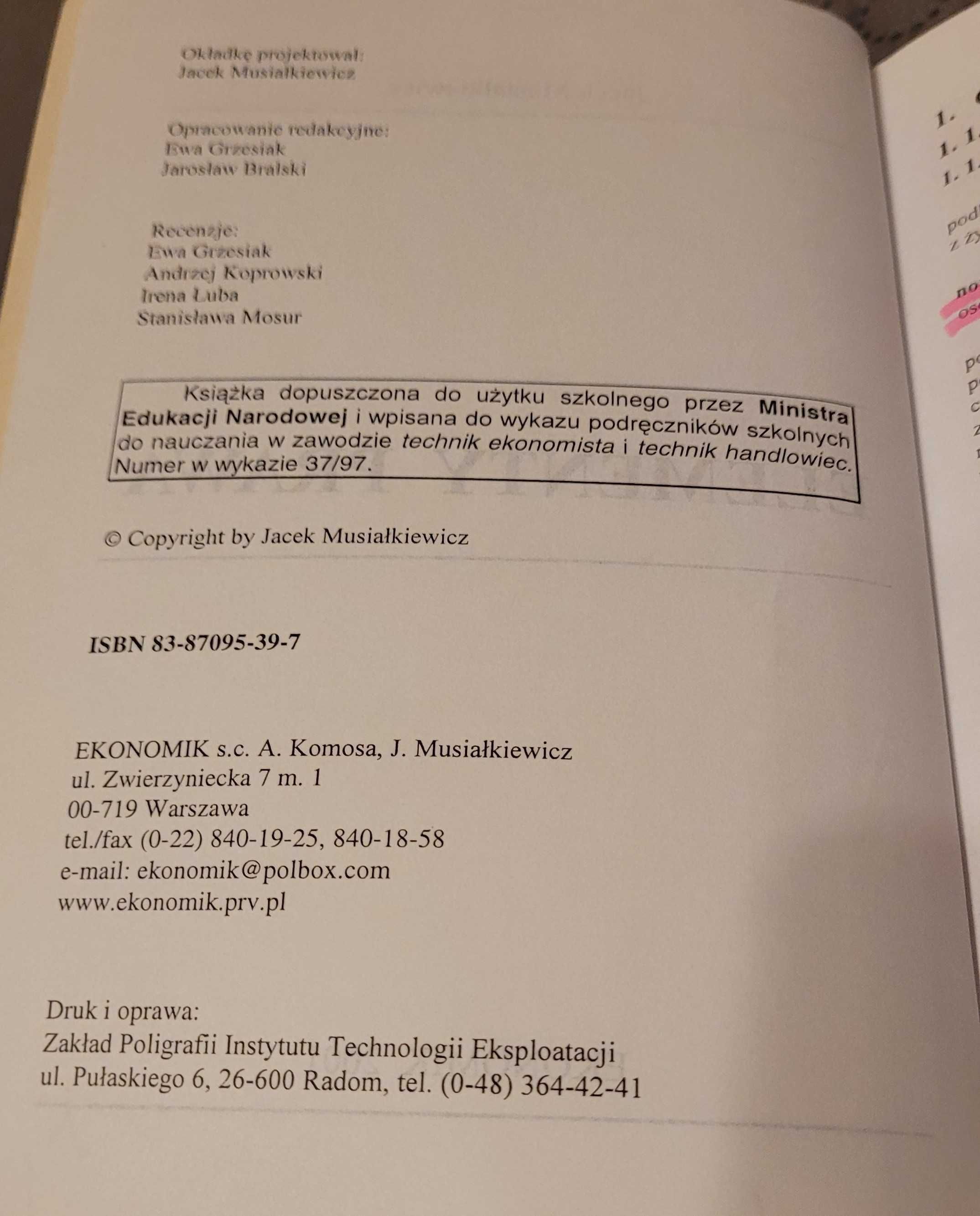 Jacek Musiałkiewicz Elementy prawa
