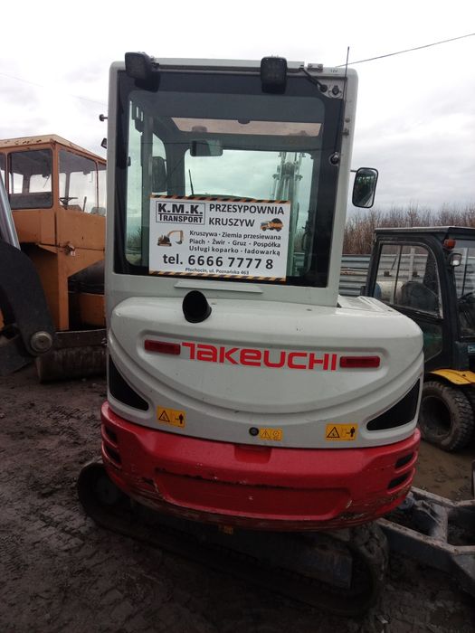 Usługi minikoparką wiertnica