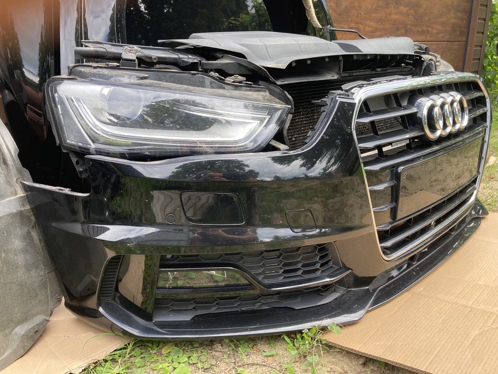 Przod kompletny zderzak maska lampy audi a4 b8 competition ly9t