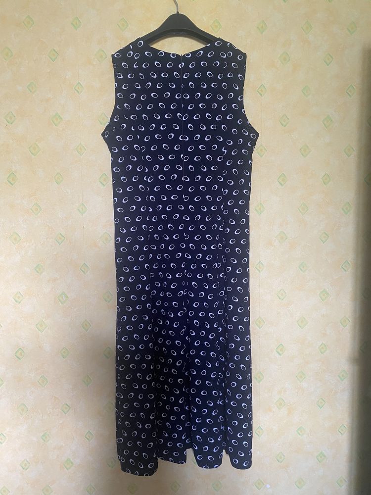 Sukienka koktajlowa elegancka długa maxi wzory wzorzysta