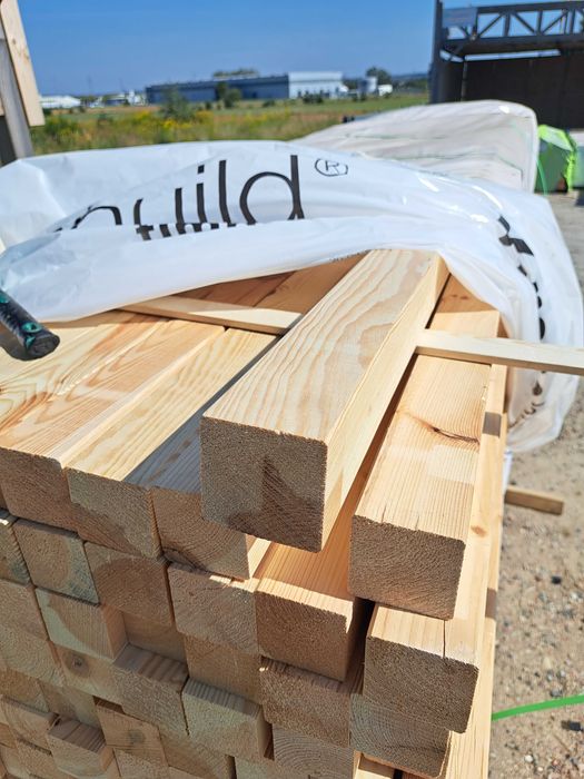 Graniak suchy strugany, kantówka, belka, 70*70 o długości 4m