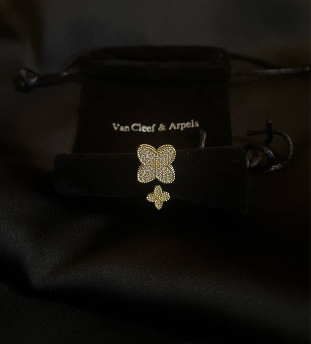 Кольцо Van Cleef Ван клиф брендовые колечко Ван клиф
