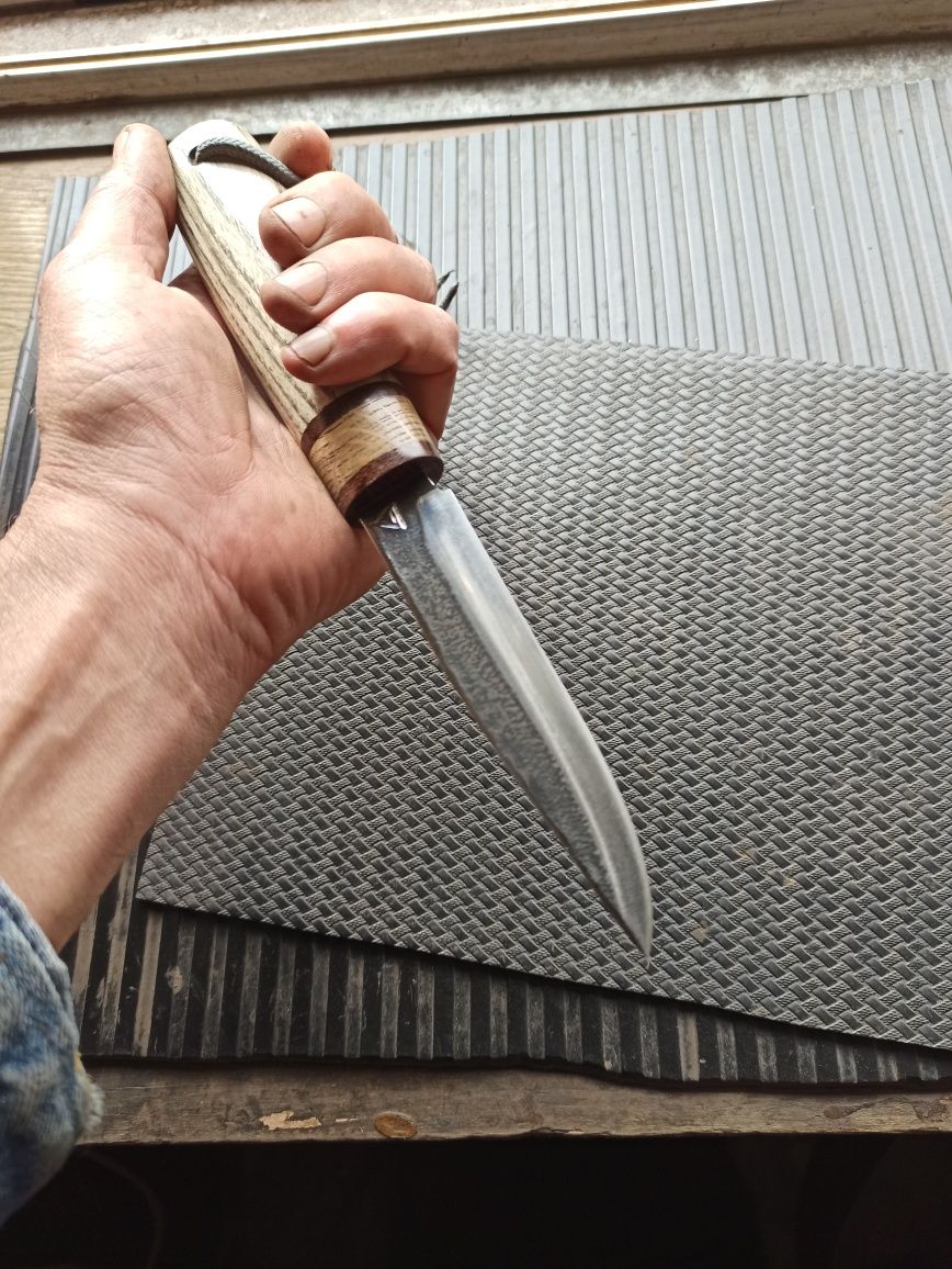 Финка,нож ручной работы, Х 12 МФ.