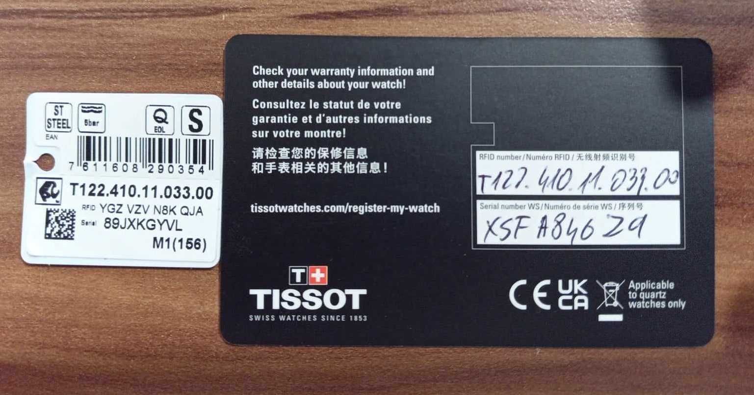 tissot model t122.410.11.033.00