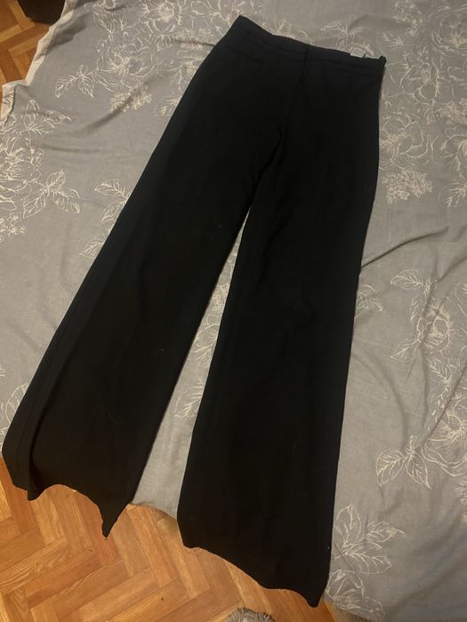 штаны клеш черные