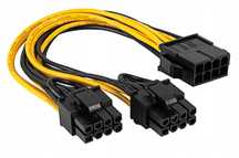 Adapter/ przejściówka PCI Express 8-pin 2x8 PIN (6+2) karta graficzna
