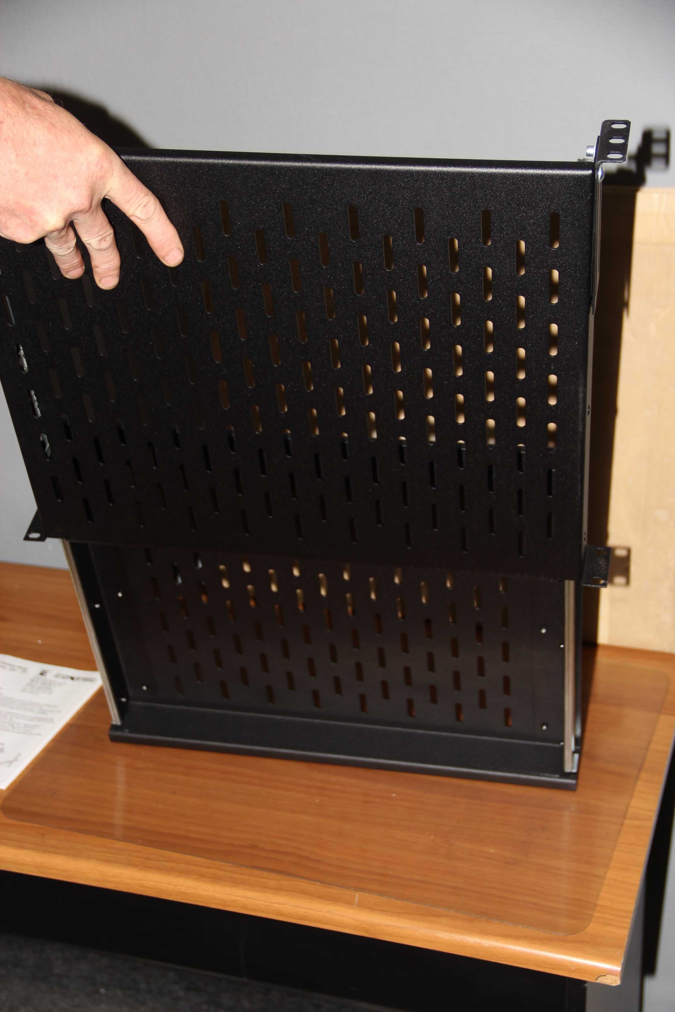 Conteg DP-PO-350V-H полка сервер 19" 1U, глуб 350 мм, нагрузка 25 кг
