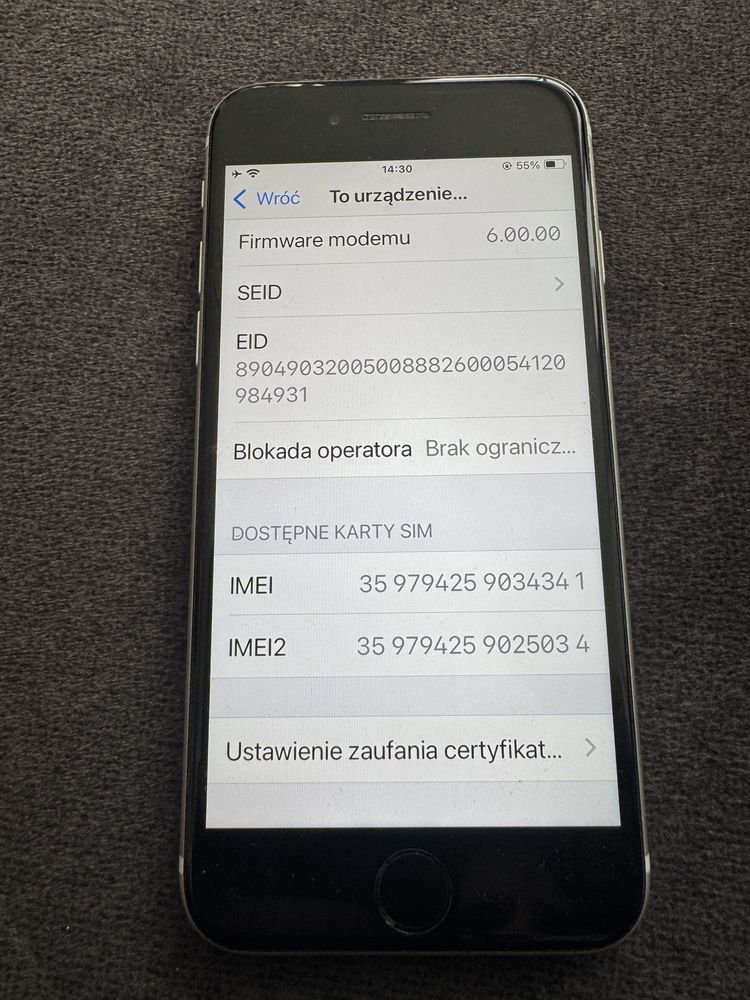 Iphone SE 2 generacji