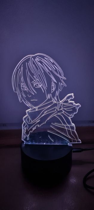 Lampa 3D LED Yato – Noragami | 7 kolorów | USB / Baterie