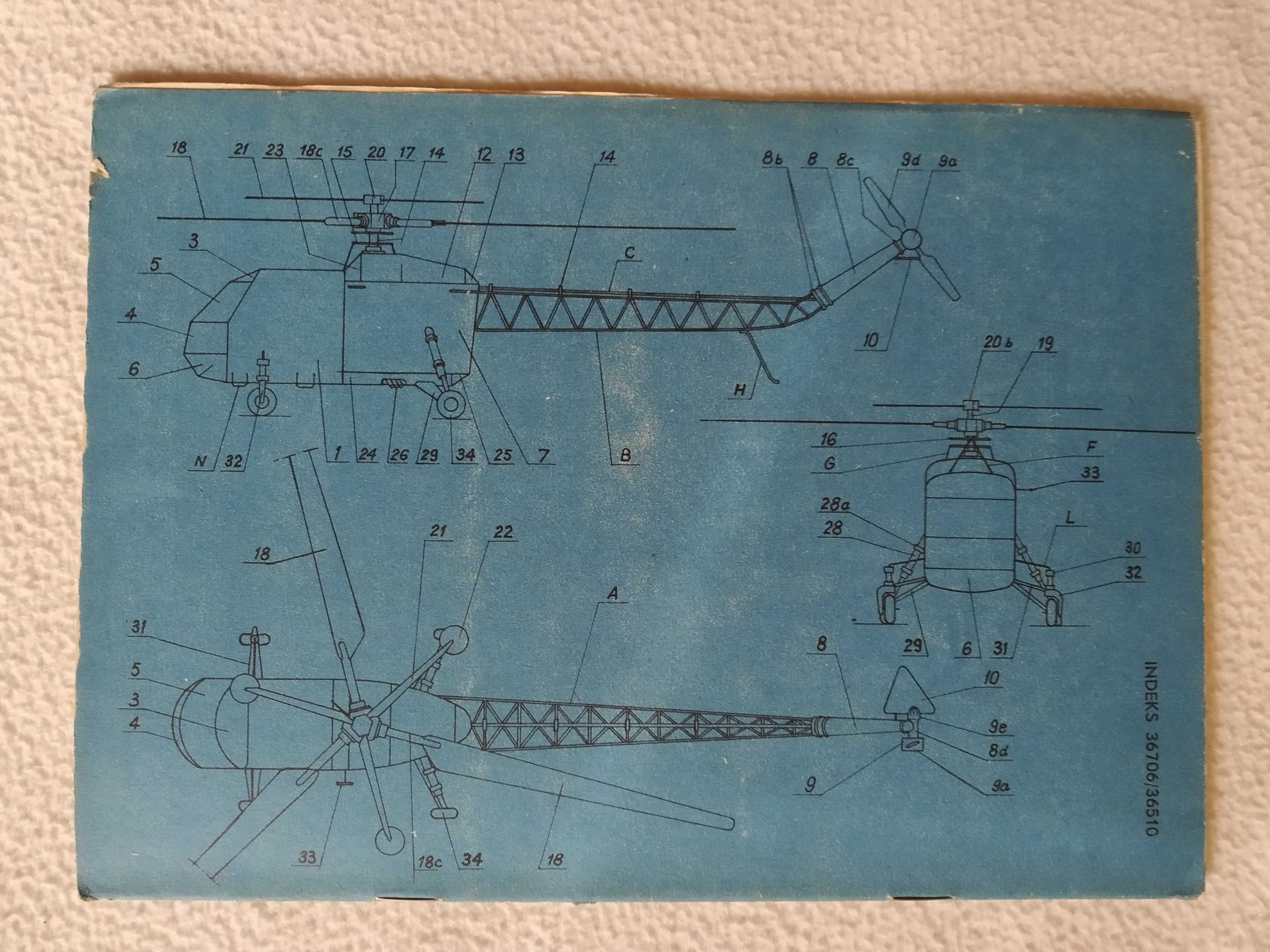 Mały Modelarz 12/1975 Śmigłowiec BŻ - 4 "Żuk"