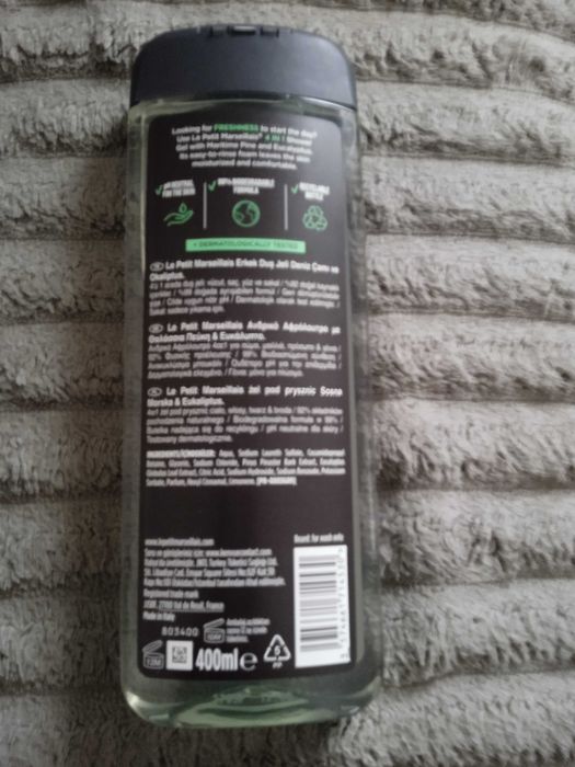 Le Petit Marseillais żel pod prysznic sosna morska eukaliptus 400ml