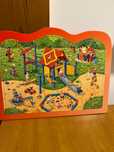 Puzzle plac zabaw nieregularne kształty