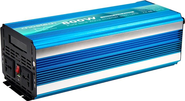 Інвертор, ups, зарядний пристрій, 12/220, дбж, 800 w