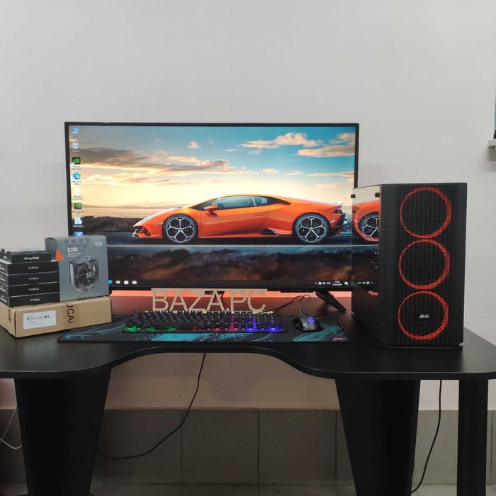 Игровой Компютер Intel Core i7, 16GB RAM, GTX 1660 Ti, SSD 512 m2 NVMe