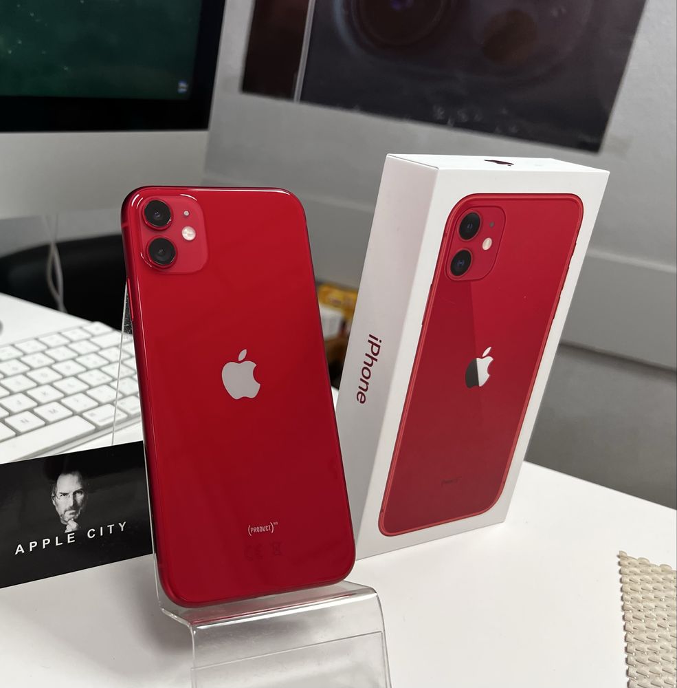 IPhone 11 128 Red Батарея 100% гарантія Магазин+обмін