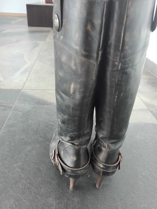 Botas em pele Tam 39
