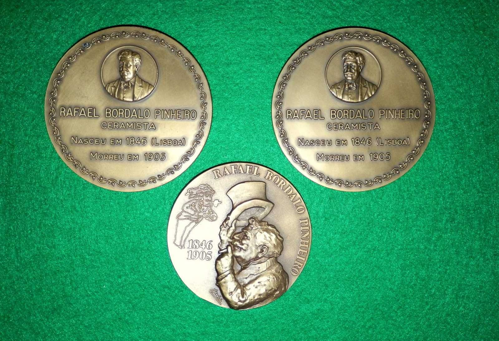 Medalhas bronze ZÉ POVINHO - SACRISTÃO - ZÉ POVINHO MANGUITO