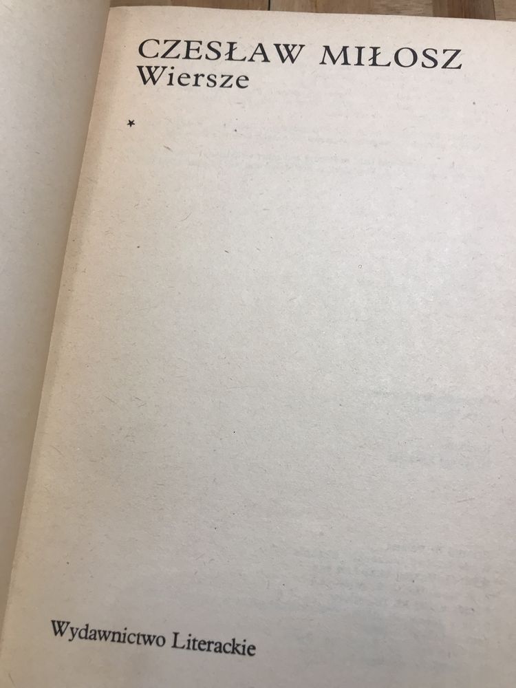 Miłosz wiersze zbiór poezji od 1936 do 1963 roku literatura