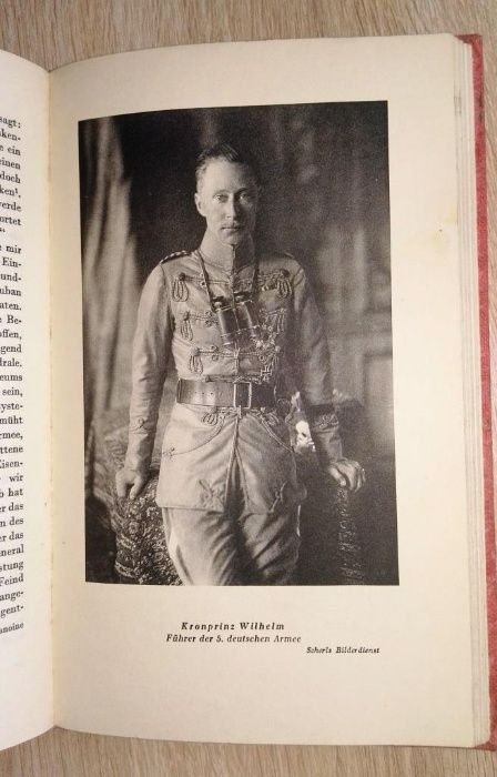 Książka z 1929-MEMORIEN-Der Einbruch der Deutschen in Frankreich 1914