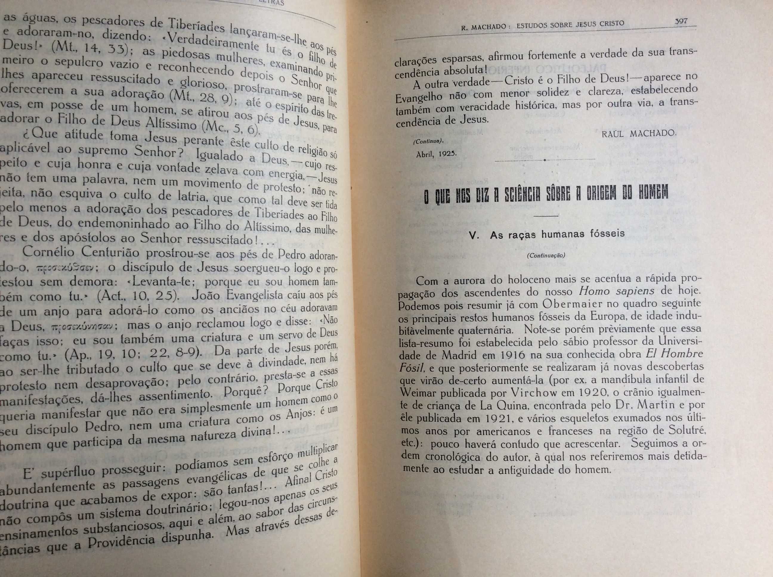 Brotéria. Fé - sciencias - letras Vol. I, Fasc. VIII Agosto de 1925