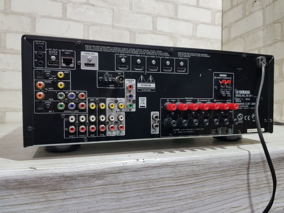 7.2 AV ресивер YAMAHA RX-V675, *7x125, HDMI, USB, 4K, б/у з Німеччини