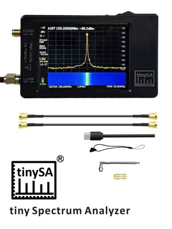TinySA анализатор спектра 0,1-350 МГц 240-960 МГц, генератор сигналов