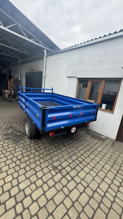 Прицеп до трактора. Прицеп до міні трактора. Причіп. Прицеп 1ПТС2