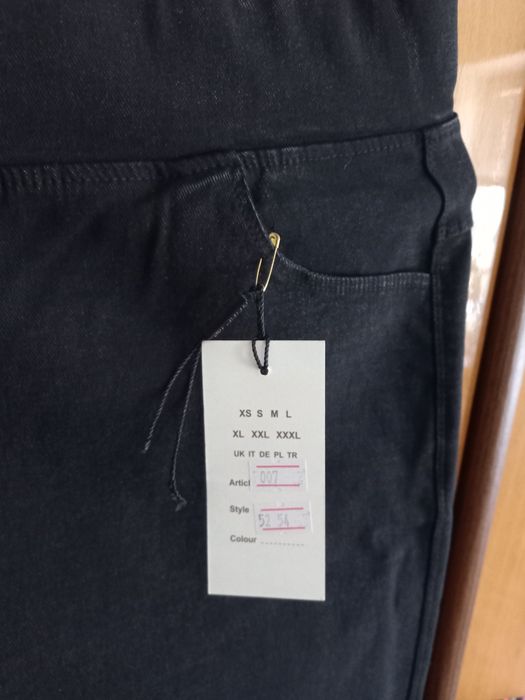 Брюки жіночі нові чорні стрейч р. 7XL