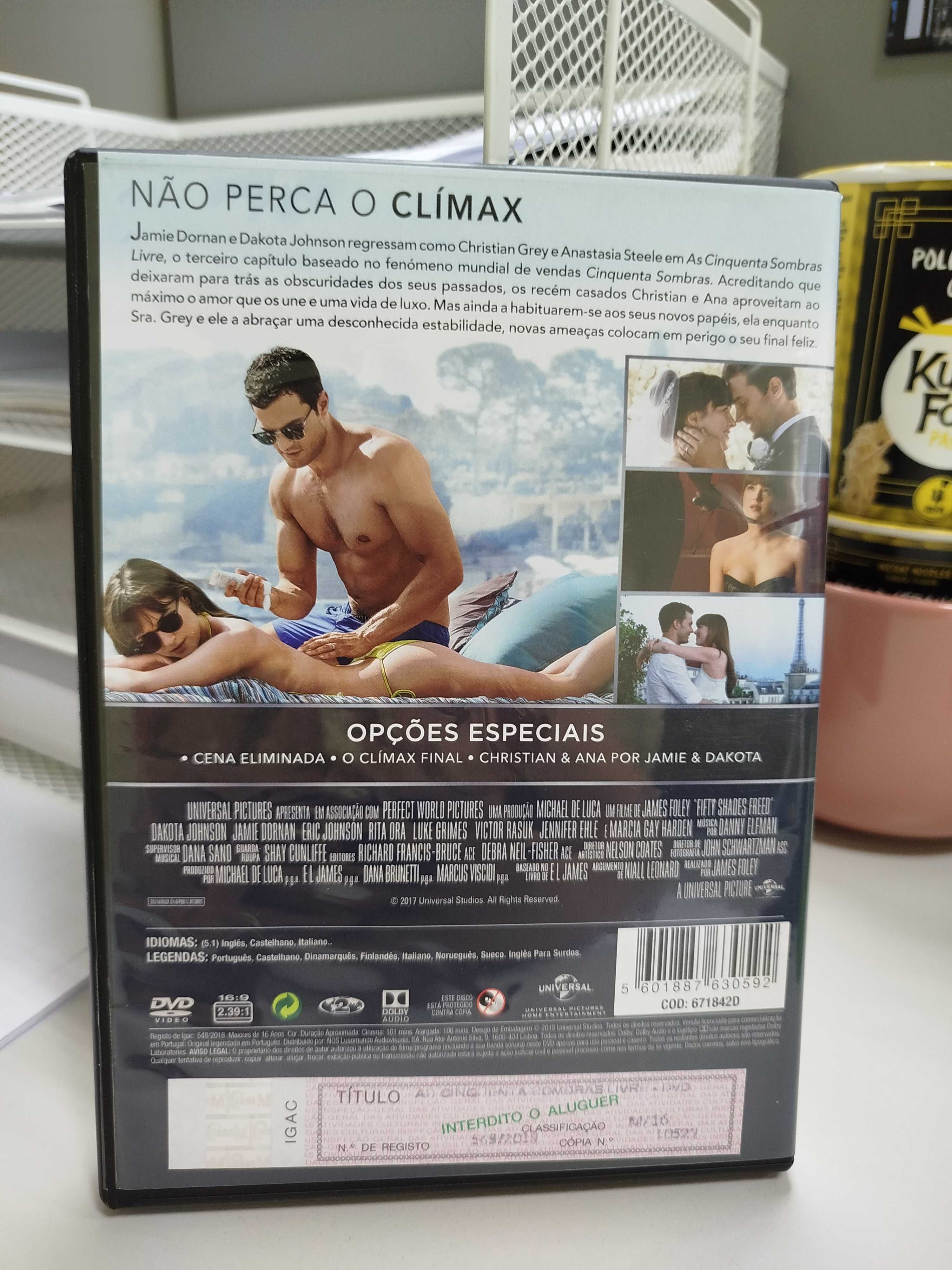As Cinquenta Sombras Livre - DVD