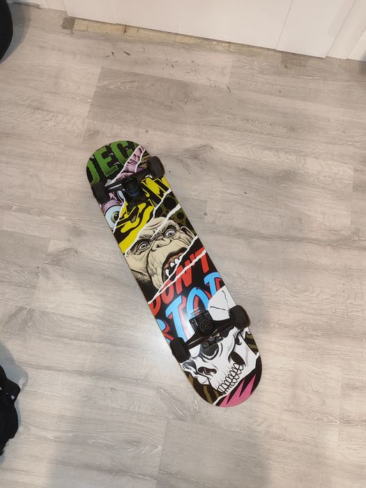deskorolka Oxelo SK Mid500 z grafiką „Monkey”